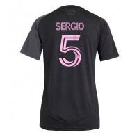 Inter Miami Sergio Busquets #5 Vonkajší Ženy futbalový dres 2025-26 Krátky Rukáv